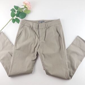 VINCE Cropped Straight Ankle Chinos Khaki Pants 4